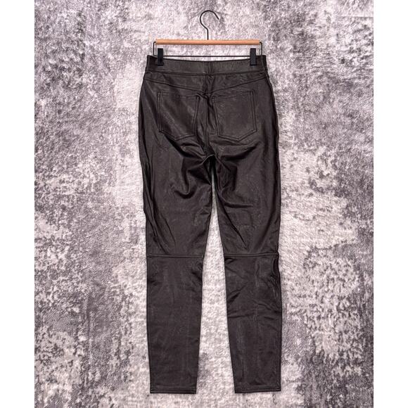 New Spanx Leather Like Ankle Skinny Pants Medium Womens - Picture 2 of 7
